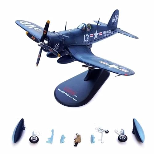 SYOEUR Maßstab 1 72 WW2 F4U-1 F4U für Corsair Dragon Fighter Aircraft Metall Militärflugzeug Einzelflugzeug Druckgussmodell Spielkits(F4U HH) von SYOEUR