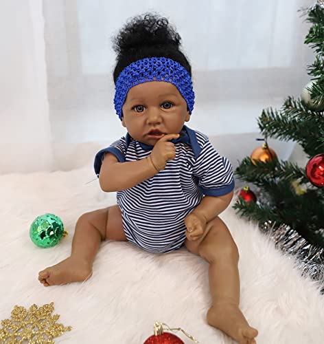 SYP Simulation Reborn Babys 22 Zoll 55 cm Reborn Babypuppen Original Weiche Vinyl Silikon Lebensechte Reborn Dolls Mädchen Junge Spielzeug Geschenk von SYP