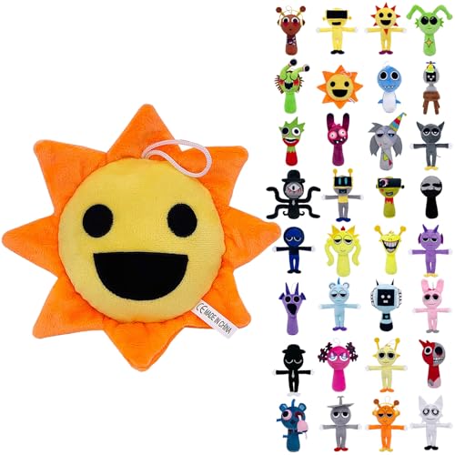 SYSYSYYASNL Kuscheltier, Süße Plüschtiere, Weiches und Schmiegames Plüsch für Halloween, Weihnachten, Valentinstag, für Kinder und Spielefans (6) von SYSYSYYASNL