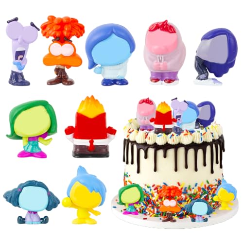 Mini figuren deko set, 9 stück Inside Party Kuchen Dekoration, Cartoon geburtstag dekoration, Inside Tortendeko Spielzeug Figuren Set für Kinder Fans Geburtstag Mini figuren deko set, 9 stück Inside Party Kuchen Dekoration, Cartoon geburtstag dekoration, Inside Tortendeko Spielzeug Figuren Set für Kinder Fans Geburtstag von SYTTNUM