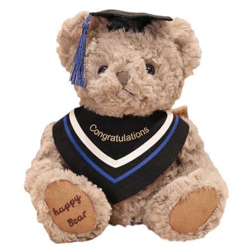 SYTTNUM Abschluss Plüschbär Spielzeug, Graduierung Bär Stofftier,Abschluss Bär Plüschbär, Bachelor Abschluss Plüsch Geschenk, Geschenk zum Bestehen der Prüfung, 20cm SYTTNUM Abschluss Plüschbär Spielzeug, Graduierung Bär Stofftier,Abschluss Bär Plüschbär, Bachelor Abschluss Plüsch Geschenk, Geschenk zum Bestehen der Prüfung, 20cm von SYTTNUM