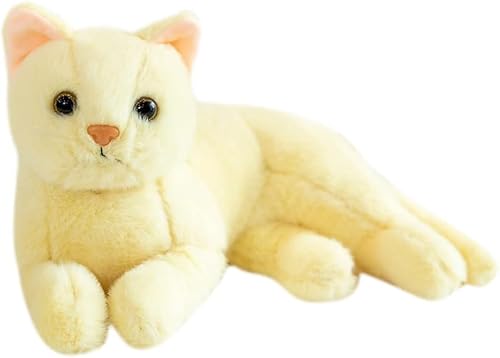 SYTTNUM Katze Plüsch Puppe, Niedlicher Katzen Plüschtier, Gelbe Katze Plüsch, Süße Katze Spielzeug Geschenk, Geburtstags Geschenk, Kinder Tag Geschenk SYTTNUM Katze Plüsch Puppe, Niedlicher Katzen Plüschtier, Gelbe Katze Plüsch, Süße Katze Spielzeug Geschenk, Geburtstags Geschenk, Kinder Tag Geschenk von SYTTNUM