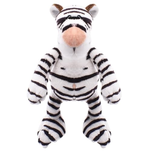 SYTTNUM Tiger Puppe Stofftier,Tiger Plüschtier,Weißer Tiger,Niedliches Tiger Plüschtier,Realistische Tiger Kuscheltiere,Geschenk für Kinder SYTTNUM Tiger Puppe Stofftier,Tiger Plüschtier,Weißer Tiger,Niedliches Tiger Plüschtier,Realistische Tiger Kuscheltiere,Geschenk für Kinder von SYTTNUM