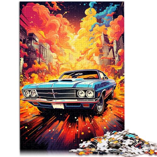 1000-teiliges Puzzle für Erwachsene, Autos, zum Dekomprimieren, intellektuelles Lernspielzeug, 19,7 x 29,5 Zoll, Weihnachts- und Geburtstagsgeschenke von SYUNFEI