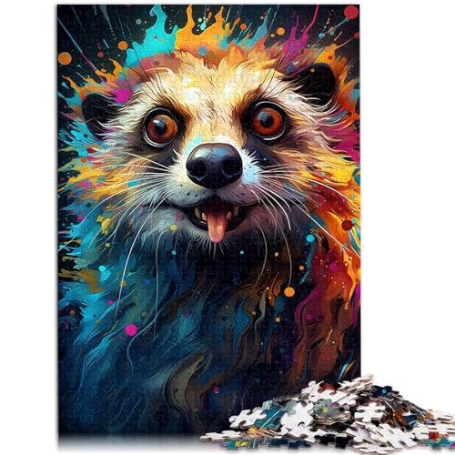 1000-teiliges Puzzle für Erwachsene, Erdmännchen-Motiv, Stressabbau-Spielzeug, Herausforderung für die Gehirnintelligenz, süchtig machendes Spielzeug, 26x38cm, von SYUNFEI