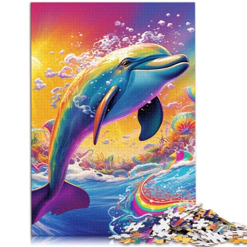 1000-teiliges Puzzle für Erwachsene, Delfin-Denkspiel, 26 x 38cm, lustiges Geschenk für Teenager ab 14 Jahren 1000-teiliges Puzzle für Erwachsene, Delfin-Denkspiel, 26 x 38cm, lustiges Geschenk für Teenager ab 14 Jahren von SYUNFEI
