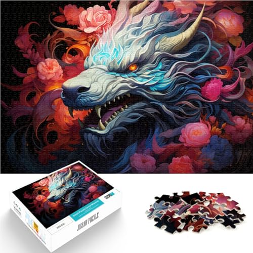 1000-teiliges Puzzle für Erwachsene, Drachen-Quizspiel, 19,7 x 29,5 Zoll, Weihnachtspuzzle, Geschenke für Teenager ab 14 Jahren 1000-teiliges Puzzle für Erwachsene, Drachen-Quizspiel, 19,7 x 29,5 Zoll, Weihnachtspuzzle, Geschenke für Teenager ab 14 Jahren von SYUNFEI
