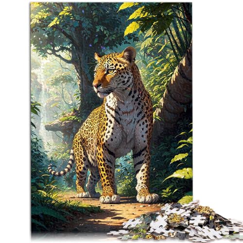 1000-teiliges Puzzle für Erwachsene, Dschungel-Raubtier, Stressabbau, 26 x 38cm, einzigartige Heimdekoration und Geschenke für Teenager ab 14 Jahren von SYUNFEI