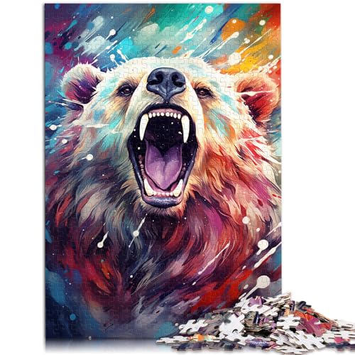 1000-teiliges Puzzle für Erwachsene, Eisbären, Entspannungsspiele,50x75cm, perfekte Dekoration für Teenager ab 14 Jahren 1000-teiliges Puzzle für Erwachsene, Eisbären, Entspannungsspiele,50x75cm, perfekte Dekoration für Teenager ab 14 Jahren von SYUNFEI