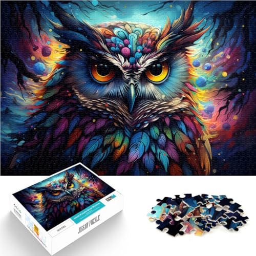 1000-teiliges Puzzle für Erwachsene, Eulen-Puzzle, praktisches Spiel, 19,7 x 29,5 Zoll, tolles Geschenk für Spiele für Teenager ab 14 Jahren 1000-teiliges Puzzle für Erwachsene, Eulen-Puzzle, praktisches Spiel, 19,7 x 29,5 Zoll, tolles Geschenk für Spiele für Teenager ab 14 Jahren von SYUNFEI