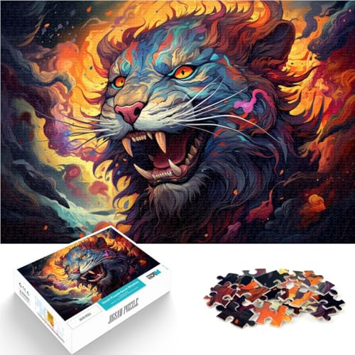 1000-teiliges Puzzle für Erwachsene, Fantasie-Farbtiere, Lernpuzzle, 26 x 38cm, tolles Geschenk für Spiele für Teenager ab 14 Jahren 1000-teiliges Puzzle für Erwachsene, Fantasie-Farbtiere, Lernpuzzle, 26 x 38cm, tolles Geschenk für Spiele für Teenager ab 14 Jahren von SYUNFEI
