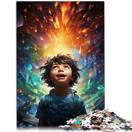 1000-teiliges Puzzle für Erwachsene, Fantasie-Puzzle für kleine Jungen, Familienaktivitäts 26 x 38cm, Herausforderung für die Gehirnintelligenz, süchtig machendes Spielzeug von SYUNFEI