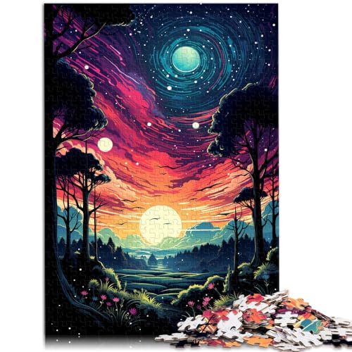 1000-teiliges Puzzle für Erwachsene, Fantasienacht, Spielzeug, Denkspiel, 38x52 cm. Helfen Sie dem Gehirn, süchtig machende Spielzeuge zu trainieren und Geduld zu entwickeln. von SYUNFEI