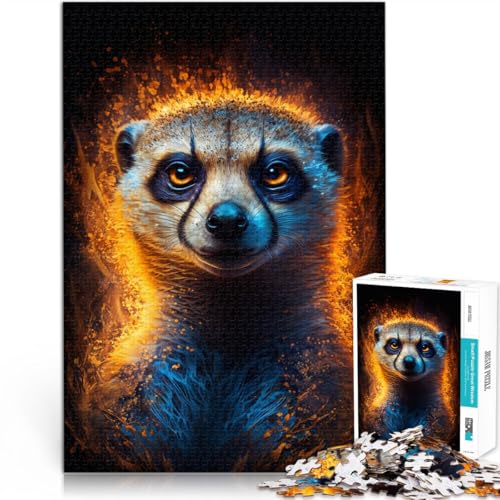 1000-teiliges Puzzle für Erwachsene, Feuertier-Erdmännchen-Quizspiel, anspruchsvoll zu vervollständigen, Aber lustig und humorvoll, 19,7 x 29,5 Zoll, für Teenager ab 14 Jahren 1000-teiliges Puzzle für Erwachsene, Feuertier-Erdmännchen-Quizspiel, anspruchsvoll zu vervollständigen, Aber lustig und humorvoll, 19,7 x 29,5 Zoll, für Teenager ab 14 Jahren von SYUNFEI