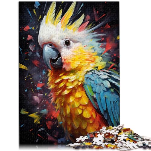 1000-teiliges Puzzle für Erwachsene, Gemälde eines Nymphensittichs, Lernspiel, Herausforderungsspielzeug, 26 x 38cm, Lernspiel für Geburtstag, Weihnachten 1000-teiliges Puzzle für Erwachsene, Gemälde eines Nymphensittichs, Lernspiel, Herausforderungsspielzeug, 26 x 38cm, Lernspiel für Geburtstag, Weihnachten von SYUNFEI
