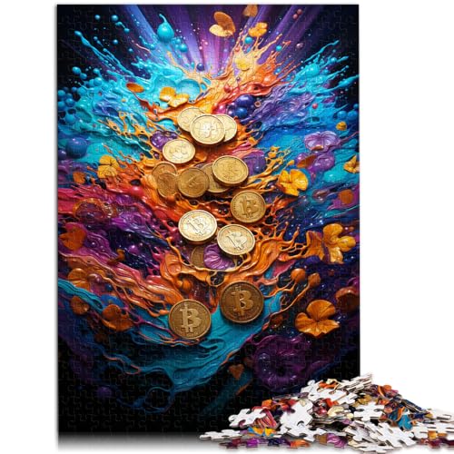 Puzzle für Erwachsene, 1000 Teile, Malen von farbigen Goldmünzen, pädagogische Herausforderung für die Heimdekoration, 50 x 75 cm, für Teenager ab 14 Jahren Puzzle für Erwachsene, 1000 Teile, Malen von farbigen Goldmünzen, pädagogische Herausforderung für die Heimdekoration, 50 x 75 cm, für Teenager ab 14 Jahren von SYUNFEI
