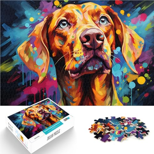 1000-teiliges Puzzle für Erwachsene, Kunsthund, 19,7 x 29,5 Zoll, Teenager ab 14 Jahren 1000-teiliges Puzzle für Erwachsene, Kunsthund, 19,7 x 29,5 Zoll, Teenager ab 14 Jahren von SYUNFEI