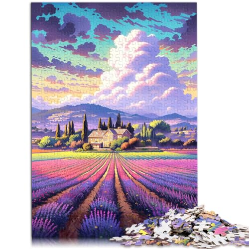 1000-teiliges Puzzle für Erwachsene, Lavendelfelder in der Provence, Frankreich, Stressabbau-Spielzeug, 50x75 cm, hilft dem Gehirn, süchtig machendes Spielzeug zu trainieren 1000-teiliges Puzzle für Erwachsene, Lavendelfelder in der Provence, Frankreich, Stressabbau-Spielzeug, 50x75 cm, hilft dem Gehirn, süchtig machendes Spielzeug zu trainieren von SYUNFEI