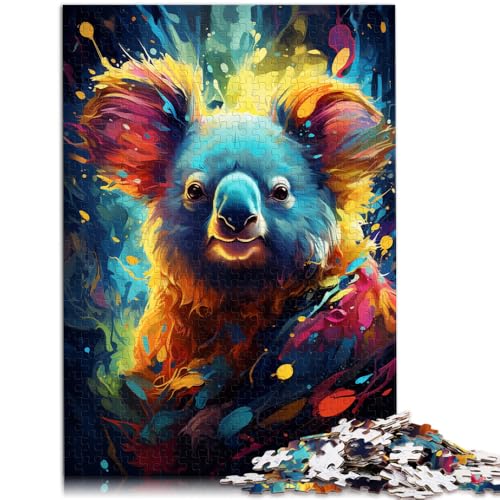 1000-teiliges Puzzle für Erwachsene, Malen, Farbe Koala, Familienspaß-Puzzle, 19,7 x 29,5 Zoll, Lernspiel für Geburtstag, Weihnachten 1000-teiliges Puzzle für Erwachsene, Malen, Farbe Koala, Familienspaß-Puzzle, 19,7 x 29,5 Zoll, Lernspiel für Geburtstag, Weihnachten von SYUNFEI