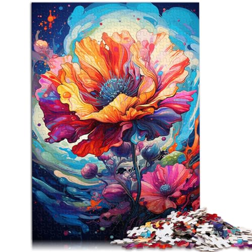 1000-teiliges Puzzle für Erwachsene, Mohnblumen malen, Puzzle für Lernspiele, Herausforderungsspielzeug, 10,27 x 14,96 Zoll, Familienspiel, Stressabbau, schwieriges Herausforderungspuzzle 1000-teiliges Puzzle für Erwachsene, Mohnblumen malen, Puzzle für Lernspiele, Herausforderungsspielzeug, 10,27 x 14,96 Zoll, Familienspiel, Stressabbau, schwieriges Herausforderungspuzzle von SYUNFEI