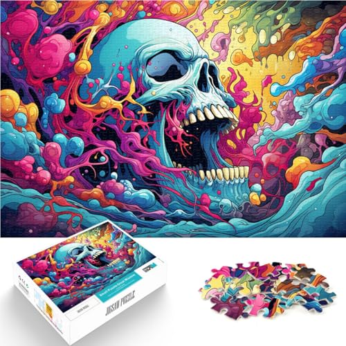 1000-teiliges Puzzle für Erwachsene, Monster auf Buntem Hintergrund, Lernspiele, Heimdekoration, Puzzle, 19,7 x 29,5 Zoll, einzigartige Geburtstags 1000-teiliges Puzzle für Erwachsene, Monster auf Buntem Hintergrund, Lernspiele, Heimdekoration, Puzzle, 19,7 x 29,5 Zoll, einzigartige Geburtstags von SYUNFEI