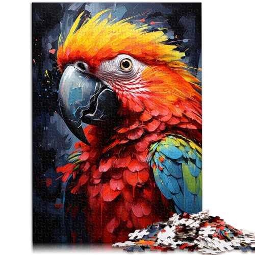 1000-teiliges Puzzle für Erwachsene, Papagei, Lernpuzzle, 50x75 cm, tolles Teenager ab 14 Jahren von SYUNFEI