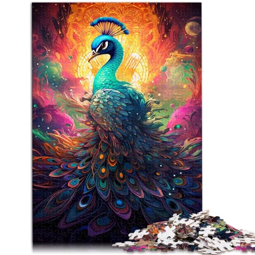 1000-teiliges Puzzle für Erwachsene, Pfauen-Quizspiel, 14,96 x 20,47 Zoll, tolles, geeignet für Teenager ab 14 Jahren von SYUNFEI