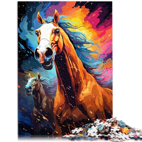 1000-teiliges Puzzle für Erwachsene, Pferde-Quizspiel, 38x52 cm, Kunstwerk für Teenager ab 14 Jahren 1000-teiliges Puzzle für Erwachsene, Pferde-Quizspiel, 38x52 cm, Kunstwerk für Teenager ab 14 Jahren von SYUNFEI