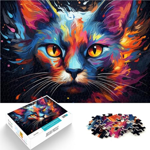1000-teiliges Puzzle für Erwachsene, Siamkatze, Stressabbau-Spielzeug, Herausforderung der Gehirnintelligenz, süchtig machendes Spielzeug,38x52cm, 1000-teiliges Puzzle für Erwachsene, Siamkatze, Stressabbau-Spielzeug, Herausforderung der Gehirnintelligenz, süchtig machendes Spielzeug,38x52cm, von SYUNFEI