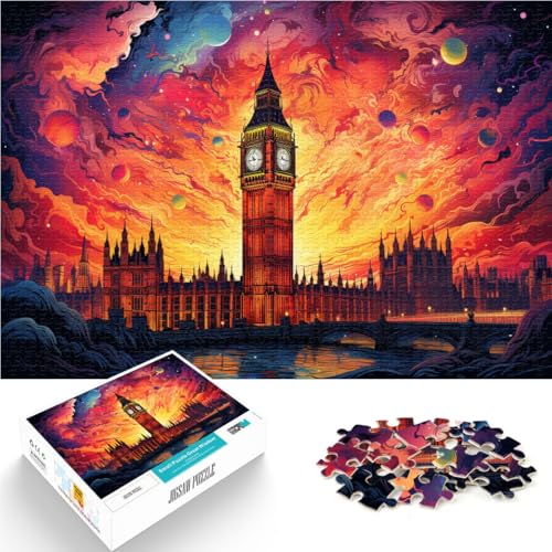 1000-teiliges Puzzle für Erwachsene, Tower Bridge-Spiel, Spielzeug, 19,7 x 29,5 Zoll, tolles Geschenk für Spiele für Teenager ab 14 Jahren von SYUNFEI