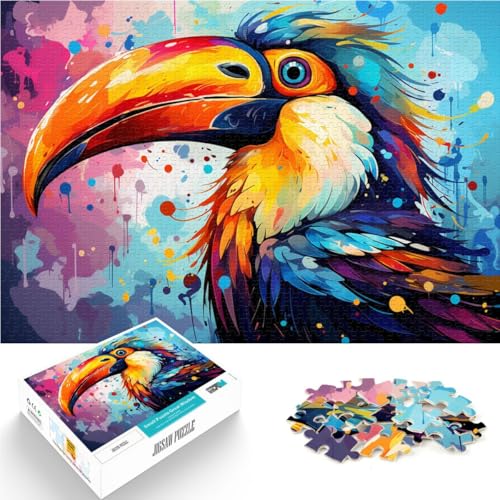 1000-teiliges Puzzle für Erwachsene, Tukan-Denkspiel, 50 x 75 cm, zur Heimdekoration, für Teenager ab 14 Jahren 1000-teiliges Puzzle für Erwachsene, Tukan-Denkspiel, 50 x 75 cm, zur Heimdekoration, für Teenager ab 14 Jahren von SYUNFEI