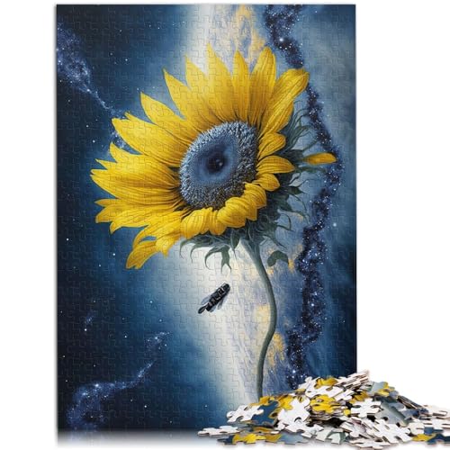 Puzzle für Erwachsene mit 1000 Teilen, Universum-Sonnenblume, Denkspiel, anspruchsvolles Puzzlespiel und Familienspiel,50x75cm, für 14-Jährige Puzzle für Erwachsene mit 1000 Teilen, Universum-Sonnenblume, Denkspiel, anspruchsvolles Puzzlespiel und Familienspiel,50x75cm, für 14-Jährige von SYUNFEI