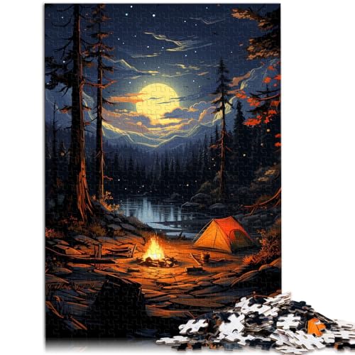 1000-teiliges Puzzle für Erwachsene, Waldcamping, Lernspielzeug, 50x75 cm, Geschenkideen für Teenager ab 14 Jahren von SYUNFEI