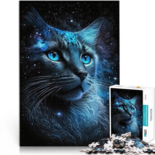 Puzzle für Erwachsene, 1000 Teile, Weltraum, kosmische Katze, Lernspielzeug, Familienspiele, 50x75cm, für Jugendliche ab 14 Jahren Puzzle für Erwachsene, 1000 Teile, Weltraum, kosmische Katze, Lernspielzeug, Familienspiele, 50x75cm, für Jugendliche ab 14 Jahren von SYUNFEI