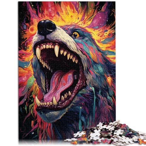 Puzzle für Erwachsene, 1000 Teile, Wilder Rottweiler-Hund, Denkspiel, Weihnachts- und Geburtstagsgeschenk,50x75cm, für Teenager ab 14 Jahren Puzzle für Erwachsene, 1000 Teile, Wilder Rottweiler-Hund, Denkspiel, Weihnachts- und Geburtstagsgeschenk,50x75cm, für Teenager ab 14 Jahren von SYUNFEI
