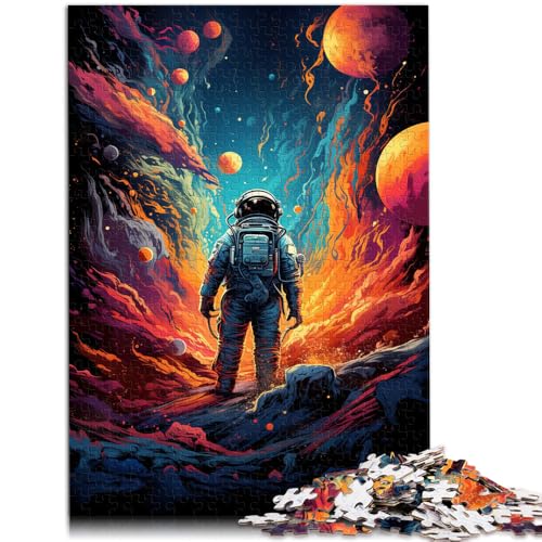 1000-teiliges Puzzle für Erwachsene, abenteuerlustige Astronauten, Puzzle, Lernspiele, Lernspiel für Geburtstag, Weihnachten, 10,27 x 14,96 Zoll von SYUNFEI