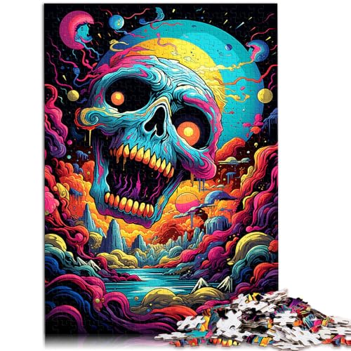 1000-teiliges Puzzle für Erwachsene, bizarres, buntes Totenkopf-Quizspiel, 26 x 38cm, Weihnachts-Puzzle-Geschenke, geeignet für Teenager ab 14 Jahren 1000-teiliges Puzzle für Erwachsene, bizarres, buntes Totenkopf-Quizspiel, 26 x 38cm, Weihnachts-Puzzle-Geschenke, geeignet für Teenager ab 14 Jahren von SYUNFEI