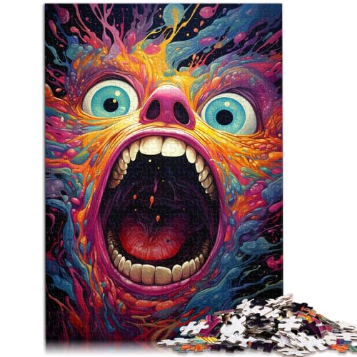 1000-teiliges Puzzle für Erwachsene, böses Monster, Stressabbau, 50x75 cm, Geschenk für Geburtstage und Teenager ab 14 Jahren 1000-teiliges Puzzle für Erwachsene, böses Monster, Stressabbau, 50x75 cm, Geschenk für Geburtstage und Teenager ab 14 Jahren von SYUNFEI