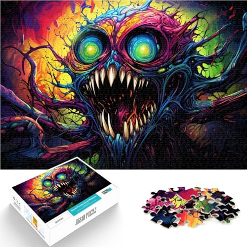 1000-teiliges Puzzle für Erwachsene, farbenfrohes Spinnenmalen, Lernspielzeug, tolles, 50 x 75 cm, für Teenager ab 14 Jahren von SYUNFEI