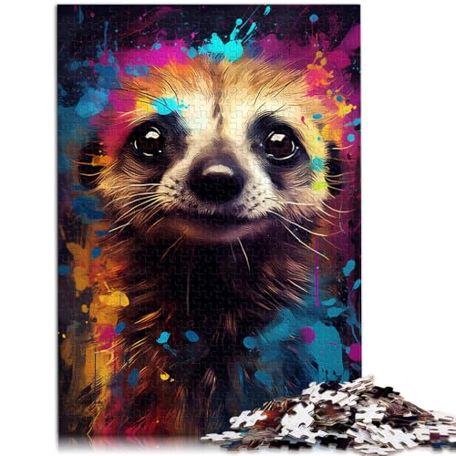 1000-teiliges Puzzle für Erwachsene, farbige Erdmännchen, Lernspielzeug,50x75cm, lustiges Puzzle für Teenager ab 14 Jahren 1000-teiliges Puzzle für Erwachsene, farbige Erdmännchen, Lernspielzeug,50x75cm, lustiges Puzzle für Teenager ab 14 Jahren von SYUNFEI