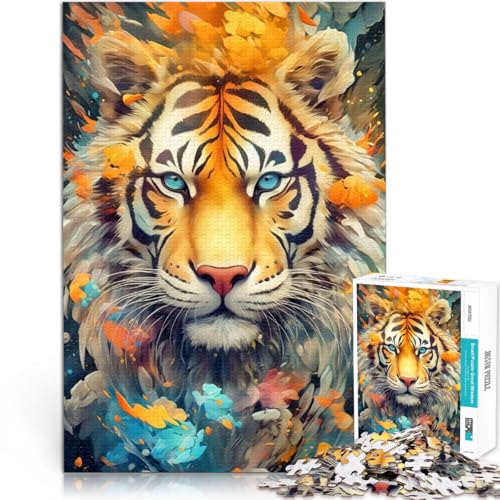 Puzzle für Erwachsene, 1000 Teile, Tiertiger, Denkspiel, Wanddekoration, einzigartige Geburtstags, 50 x 75 cm, für Teenager ab 14 Jahren Puzzle für Erwachsene, 1000 Teile, Tiertiger, Denkspiel, Wanddekoration, einzigartige Geburtstags, 50 x 75 cm, für Teenager ab 14 Jahren von SYUNFEI