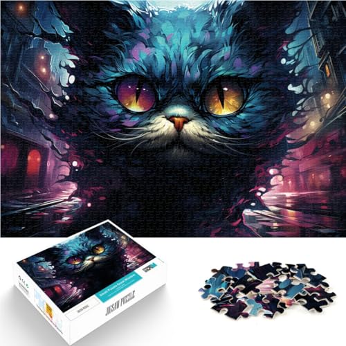 1000-teiliges Puzzle für Erwachsene „Monster kommen in die Stadt“, Puzzle-Geschenke, Geburtstagsgeschenke, Wandkunst, 50 x 75 cm, für Teenager ab 14 Jahren von SYUNFEI
