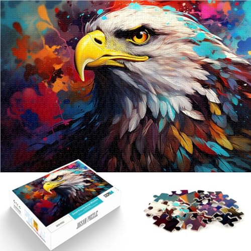 2000-teiliges Puzzle für Erwachsene, Adler-Malspiel, Spielzeug, 27,56 x 39,37 Zoll, Herausforderung der Gehirnintelligenz, süchtig machendes Spielzeug von SYUNFEI