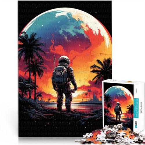2000-teiliges Puzzle für Erwachsene, Puzzle „Astronauten am Strand“, Quizspiel mit passendem Poster und Quizblatt, 70 x 100 cm, für Teenager ab 14 Jahren 2000-teiliges Puzzle für Erwachsene, Puzzle „Astronauten am Strand“, Quizspiel mit passendem Poster und Quizblatt, 70 x 100 cm, für Teenager ab 14 Jahren von SYUNFEI