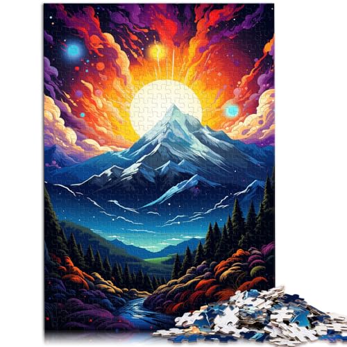 Puzzle für Erwachsene, 2000 Teile, Berglandschaft, Spielzeug, Lernspiele, Stressabbau, Weihnachtspuzzle, Geschenke, 27,56 x 39,37 Zoll von SYUNFEI