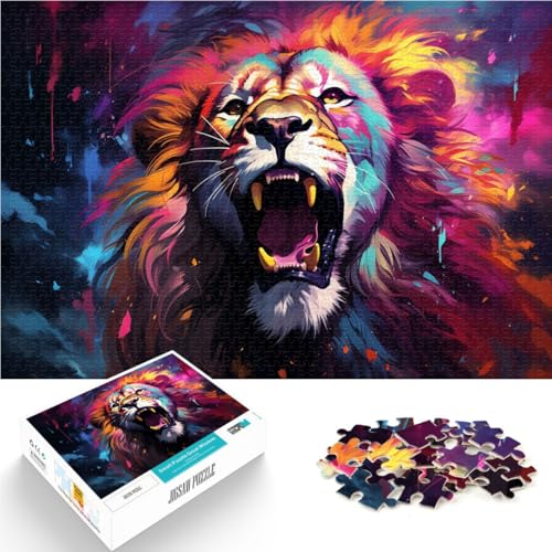 2000-teiliges Puzzle für Erwachsene, Fantasie-Löwe, Malen, Lernen, Lernspielzeug, 27,56 x 39,37 Zoll, Weihnachts-Puzzle-Geschenke 2000-teiliges Puzzle für Erwachsene, Fantasie-Löwe, Malen, Lernen, Lernspielzeug, 27,56 x 39,37 Zoll, Weihnachts-Puzzle-Geschenke von SYUNFEI