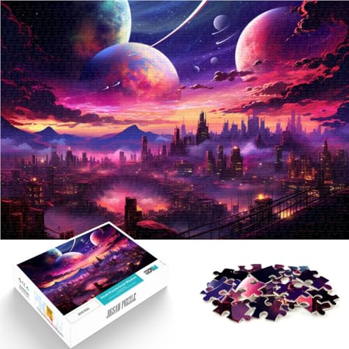 2000-teiliges Puzzle für Erwachsene, Future City, Lernspiele, 70x100cm, EIN Kunstwerk für Teenager ab 14 Jahren 2000-teiliges Puzzle für Erwachsene, Future City, Lernspiele, 70x100cm, EIN Kunstwerk für Teenager ab 14 Jahren von SYUNFEI