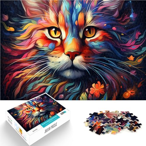 2000-teiliges Puzzle für Erwachsene, Puzzle-Kunst, Katzen-Quizspiel, jedes Teil ist einzigartig – anspruchsvolles Familienspiel, 70 x 100 cm, für Teenager ab 14 Jahren von SYUNFEI