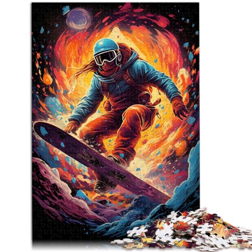 2000-teiliges Puzzle für Erwachsene, Snowboard-Abenteurer, Lernspiel, Herausforderungsspielzeug, 70x100cm, Kunstwerk für Teenager ab 14 Jahren 2000-teiliges Puzzle für Erwachsene, Snowboard-Abenteurer, Lernspiel, Herausforderungsspielzeug, 70x100cm, Kunstwerk für Teenager ab 14 Jahren von SYUNFEI