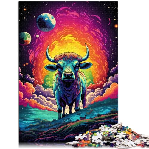 2000-teiliges Puzzle für Erwachsene, Puzzle Symphony Cow Quizspiel, jedes Teil ist einzigartig – anspruchsvolles Familienspiel, 27,56 x 39,37 Zoll 2000-teiliges Puzzle für Erwachsene, Puzzle Symphony Cow Quizspiel, jedes Teil ist einzigartig – anspruchsvolles Familienspiel, 27,56 x 39,37 Zoll von SYUNFEI